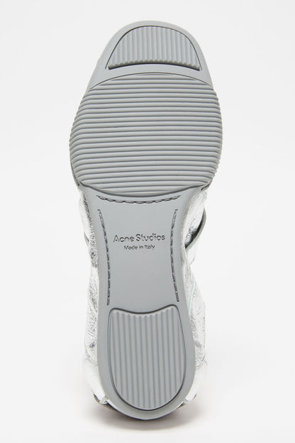 Acne Studios Lace-up leather shoes - Silver/grey