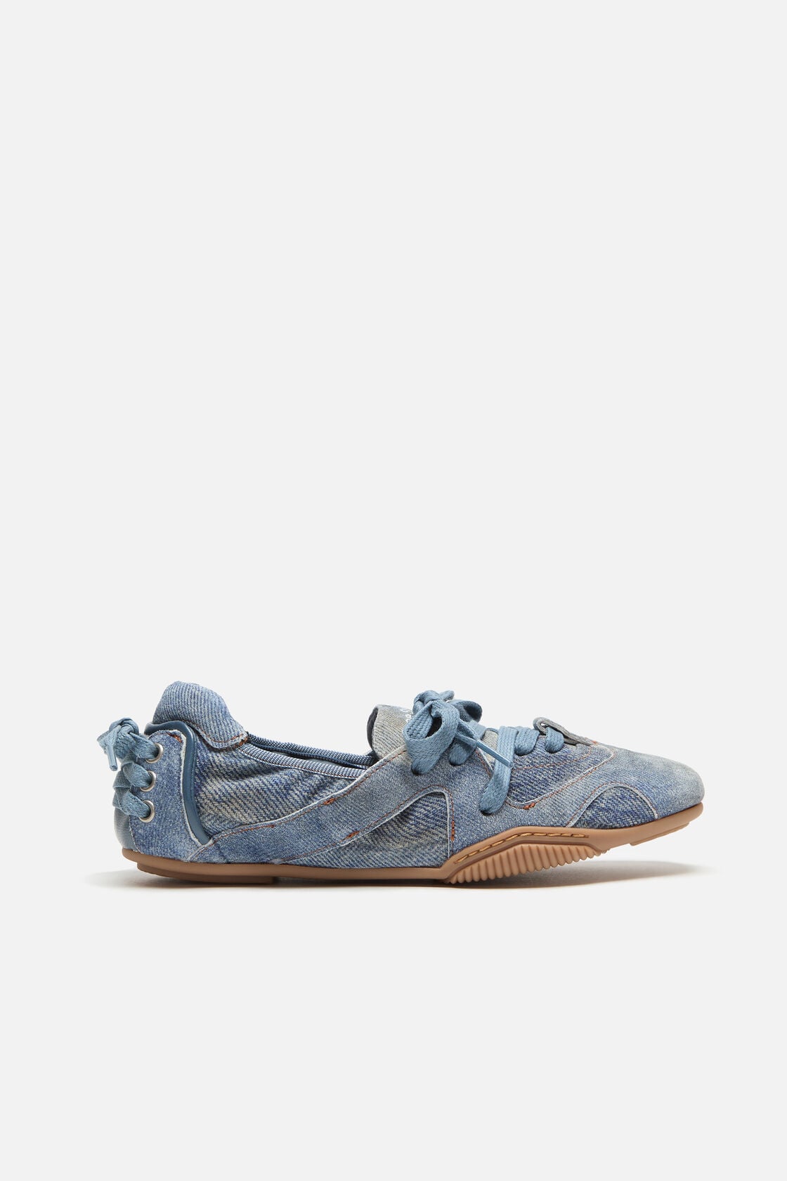 Acne Studios Lace-up leather shoes - Light blue