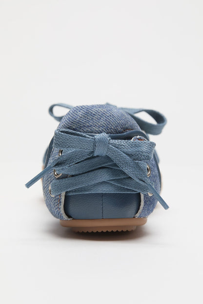 Acne Studios Lace-up leather shoes - Light blue