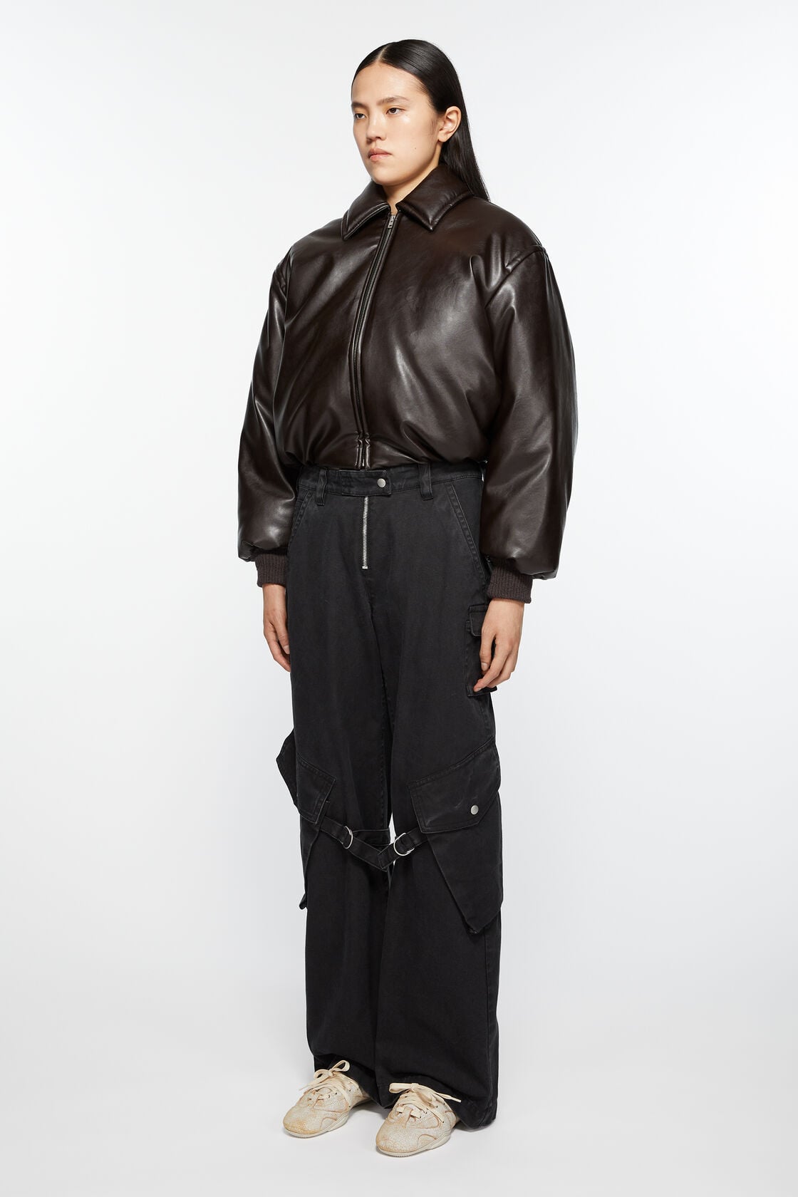 Acne Studios Lace-up leather shoes - Off white