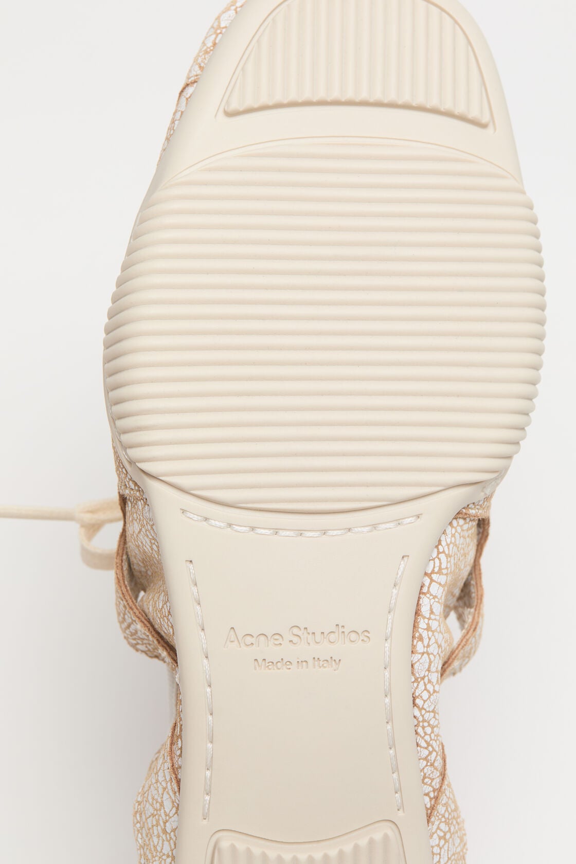 Acne Studios Lace-up leather shoes - Off white