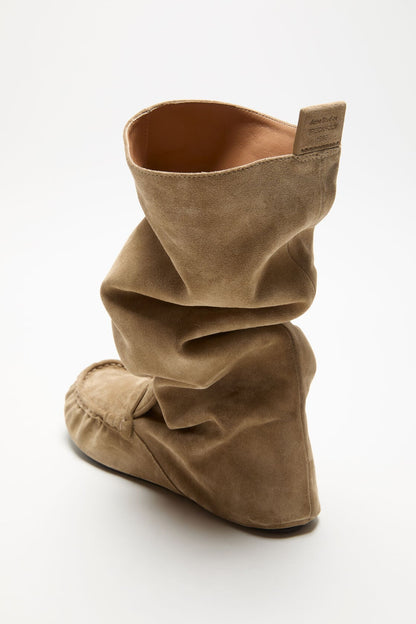 Acne Studios Slouch saddle boots - Beige