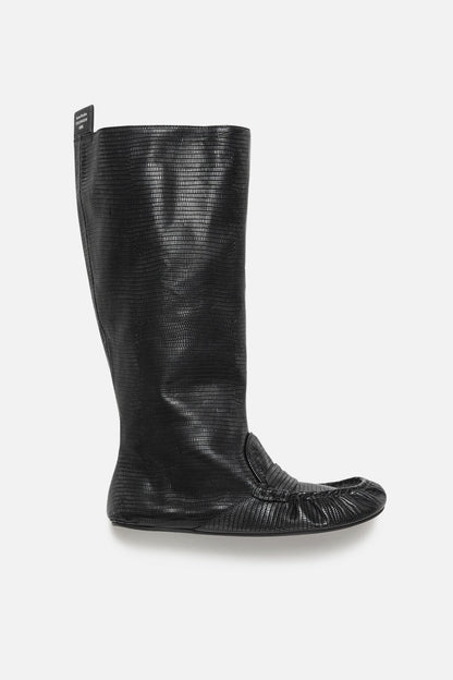 Acne Studios Slouch saddle boots - Black