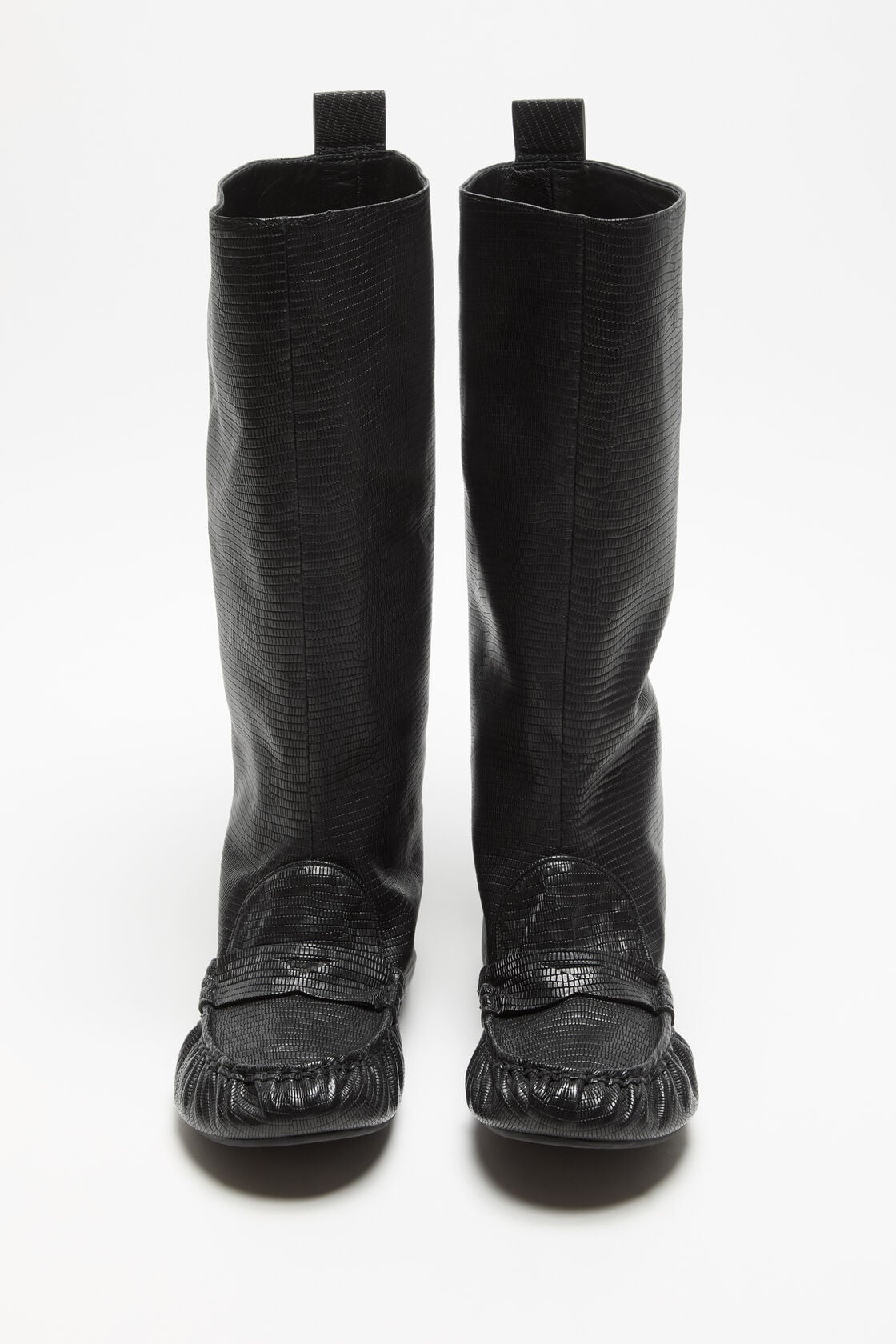 Acne Studios Slouch saddle boots - Black
