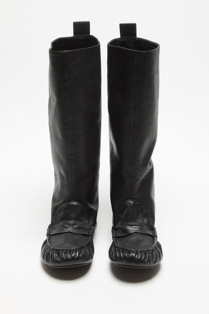 Acne Studios Slouch saddle boots - Black