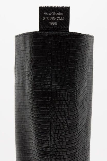 Acne Studios Slouch saddle boots - Black