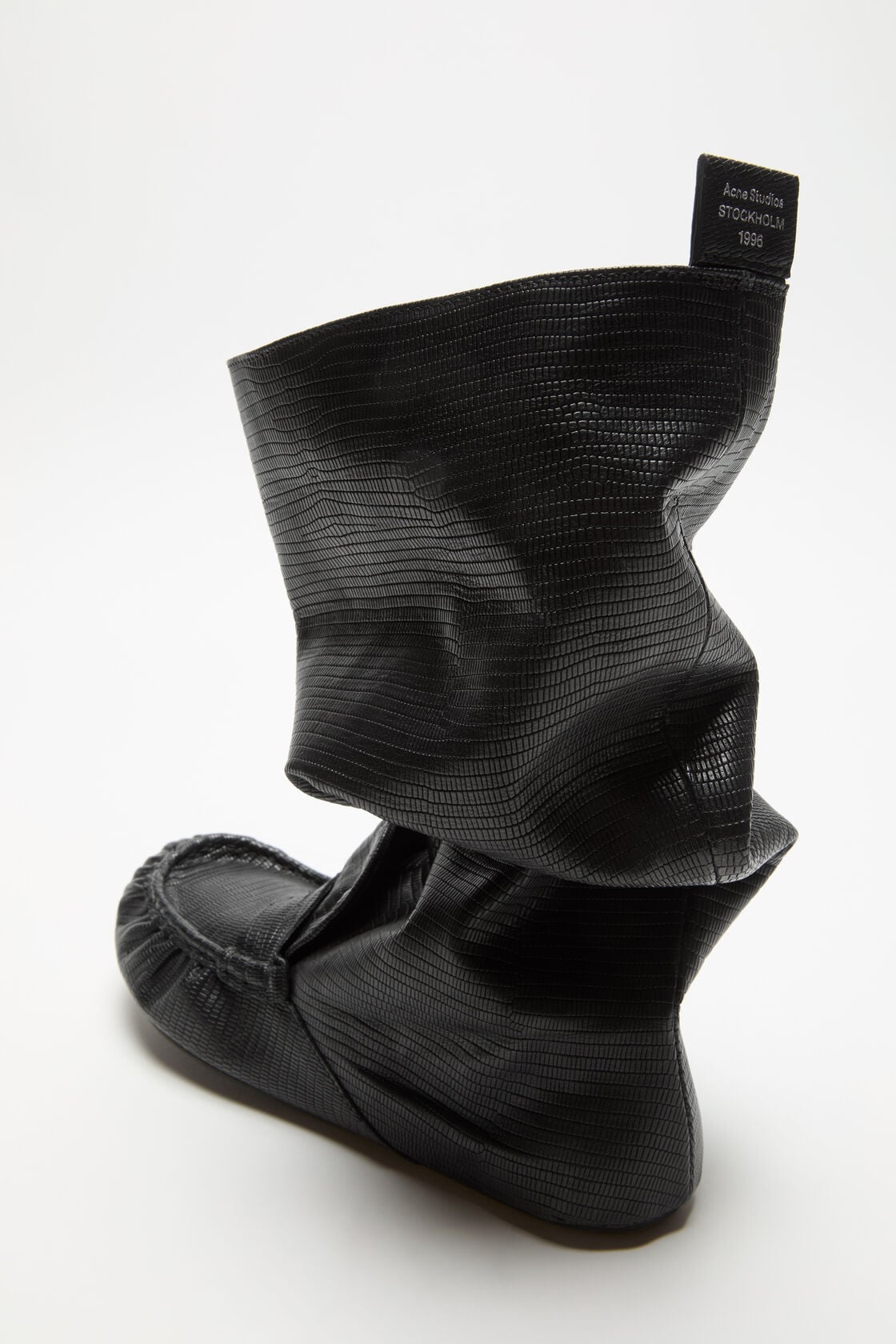 Acne Studios Slouch saddle boots - Black
