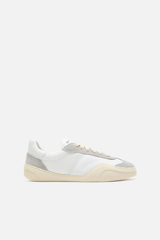 Acne Studios Leather sneakers - White/white