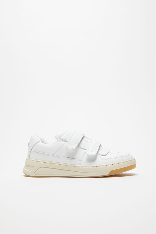 Acne Studios Velcro strap sneakers - Optic white/ecru