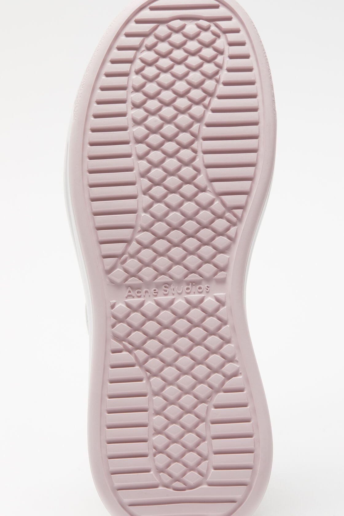 Acne Studios Velcro strap platform sneakers - Optic white/pink