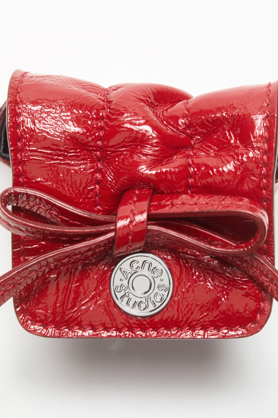 Acne Studios Multipocket headphones case - Red