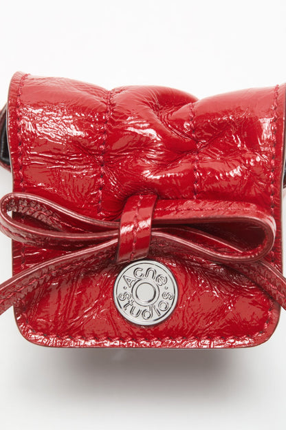 Acne Studios Multipocket headphones case - Red