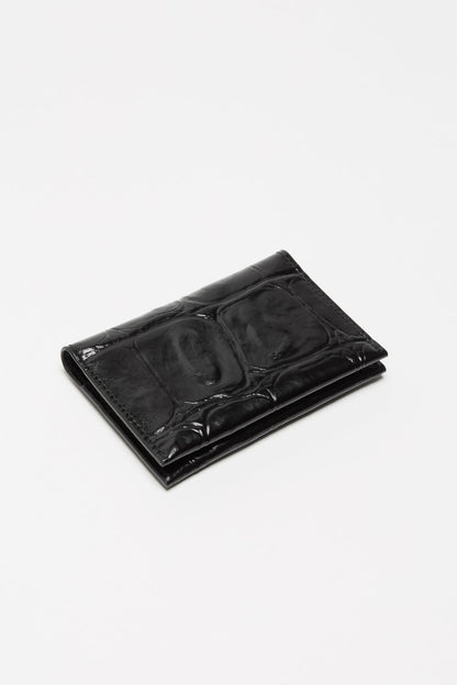 Acne Studios Folded leather wallet - Black
