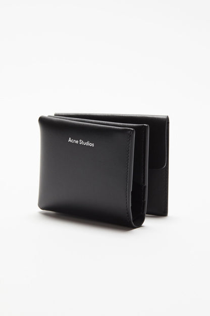 Acne Studios Folded card holder - Black
