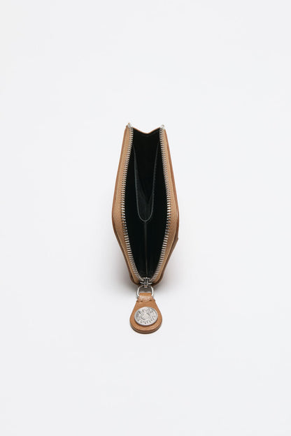 Acne Studios Compact Zip Wallet - Caramel brown