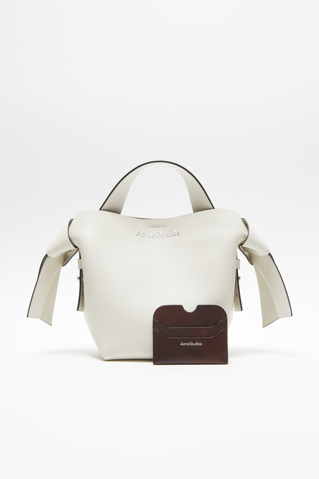 Acne Studios Leather card holder - Dark brown