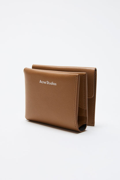 Acne Studios Fold wallet - Caramel brown