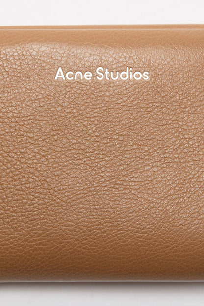 Acne Studios Fold wallet - Caramel brown