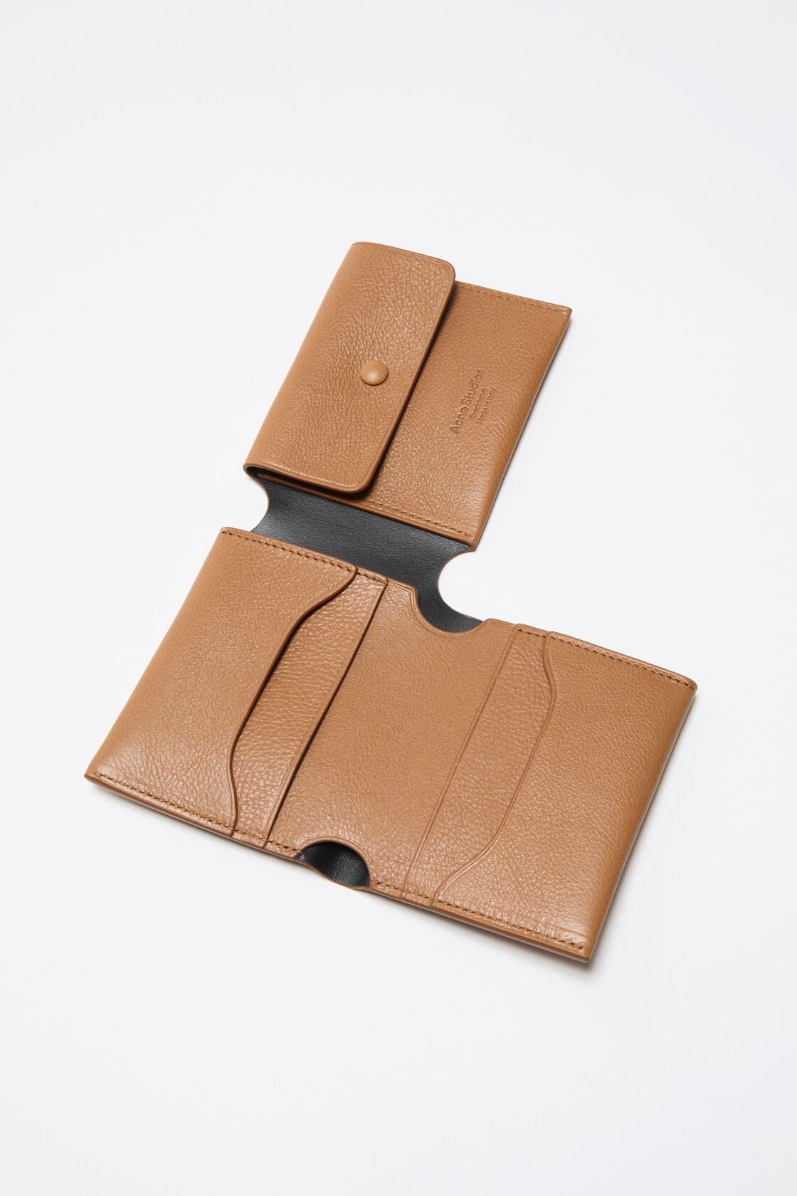 Acne Studios Fold wallet - Caramel brown