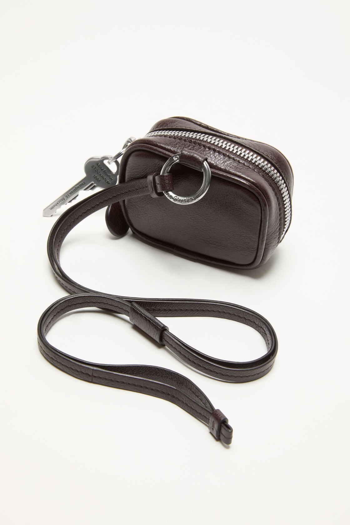 Acne Studios Camero Clip - Chocolate brown