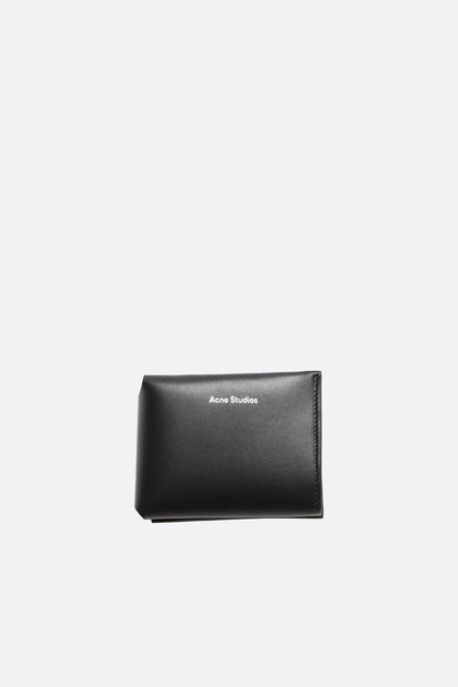 Acne Studios Leather trifold wallet - Black