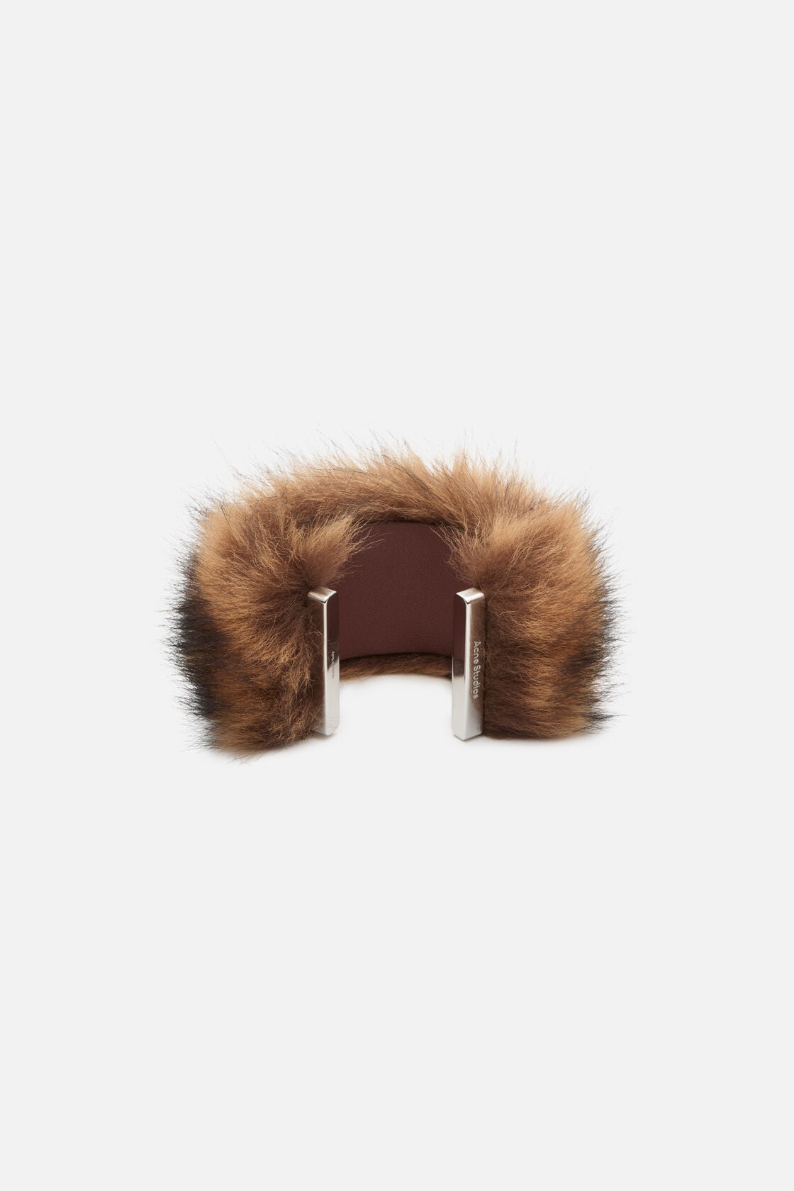 Acne Studios Furry bracelet - Silver/Brown