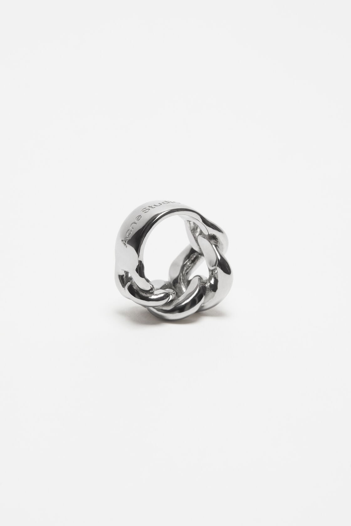Acne Studios Chunky chain ring - Silver