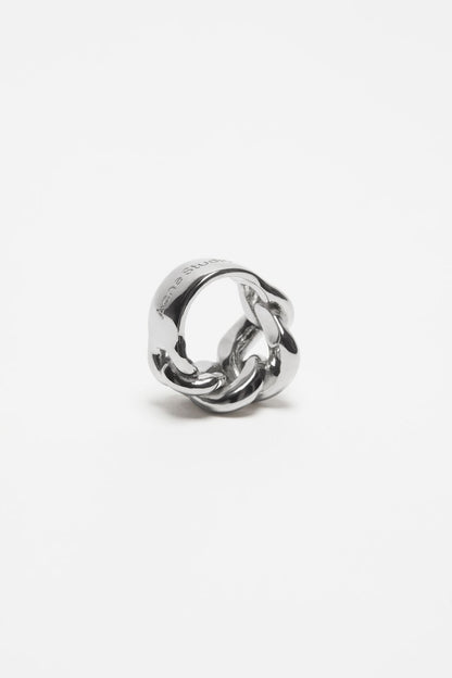 Acne Studios Chunky chain ring - Silver