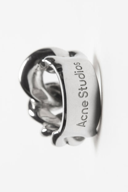 Acne Studios Chunky chain ring - Silver
