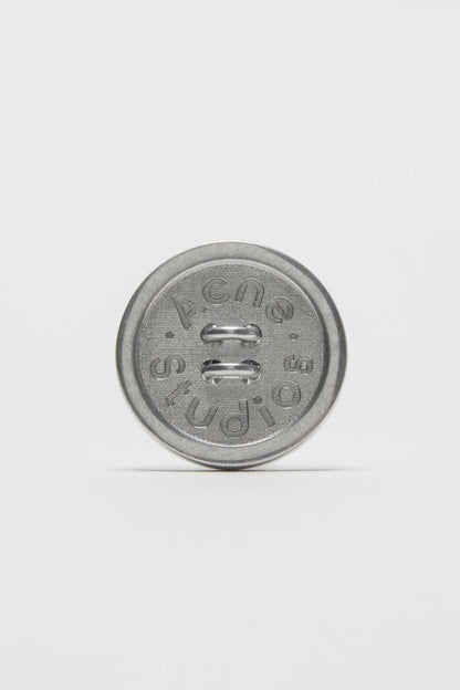 Acne Studios Button cufflinks - Semi matt silver