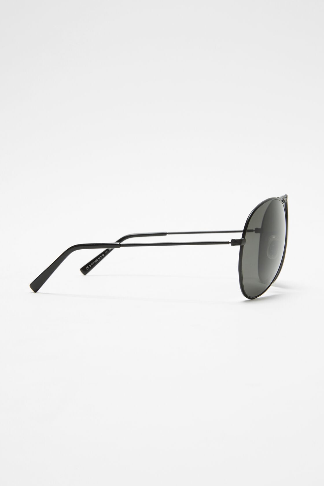 Acne Studios Metal aviator sunglasses - Black/black