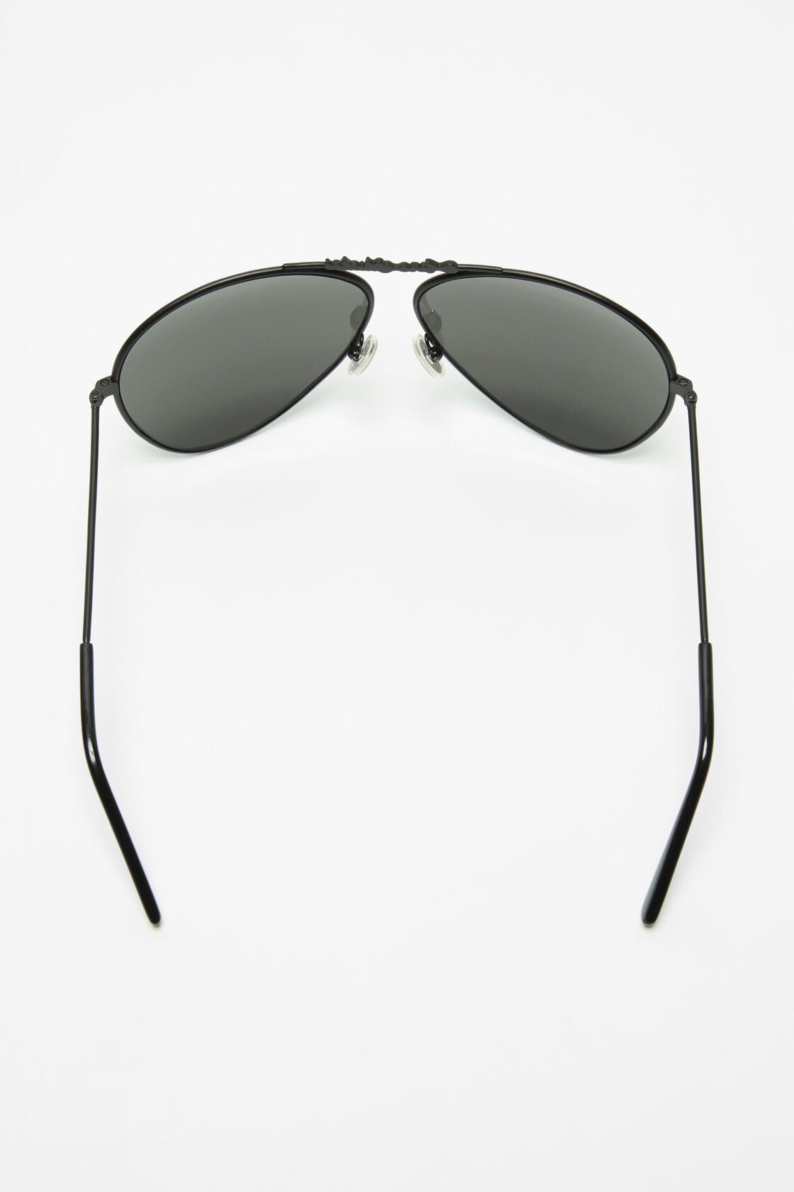 Acne Studios Metal aviator sunglasses - Black/black