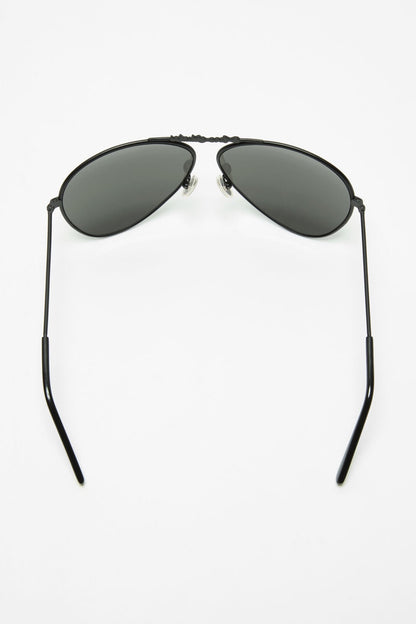 Acne Studios Metal aviator sunglasses - Black/black