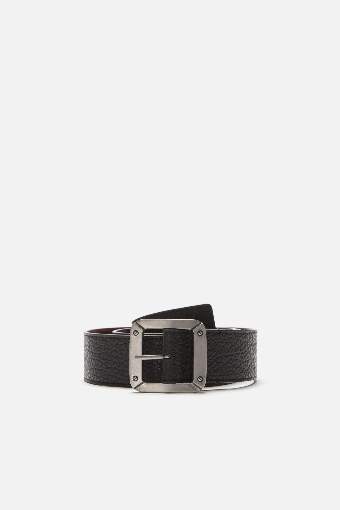 Acne Studios Reversible leather belt - Black/brown