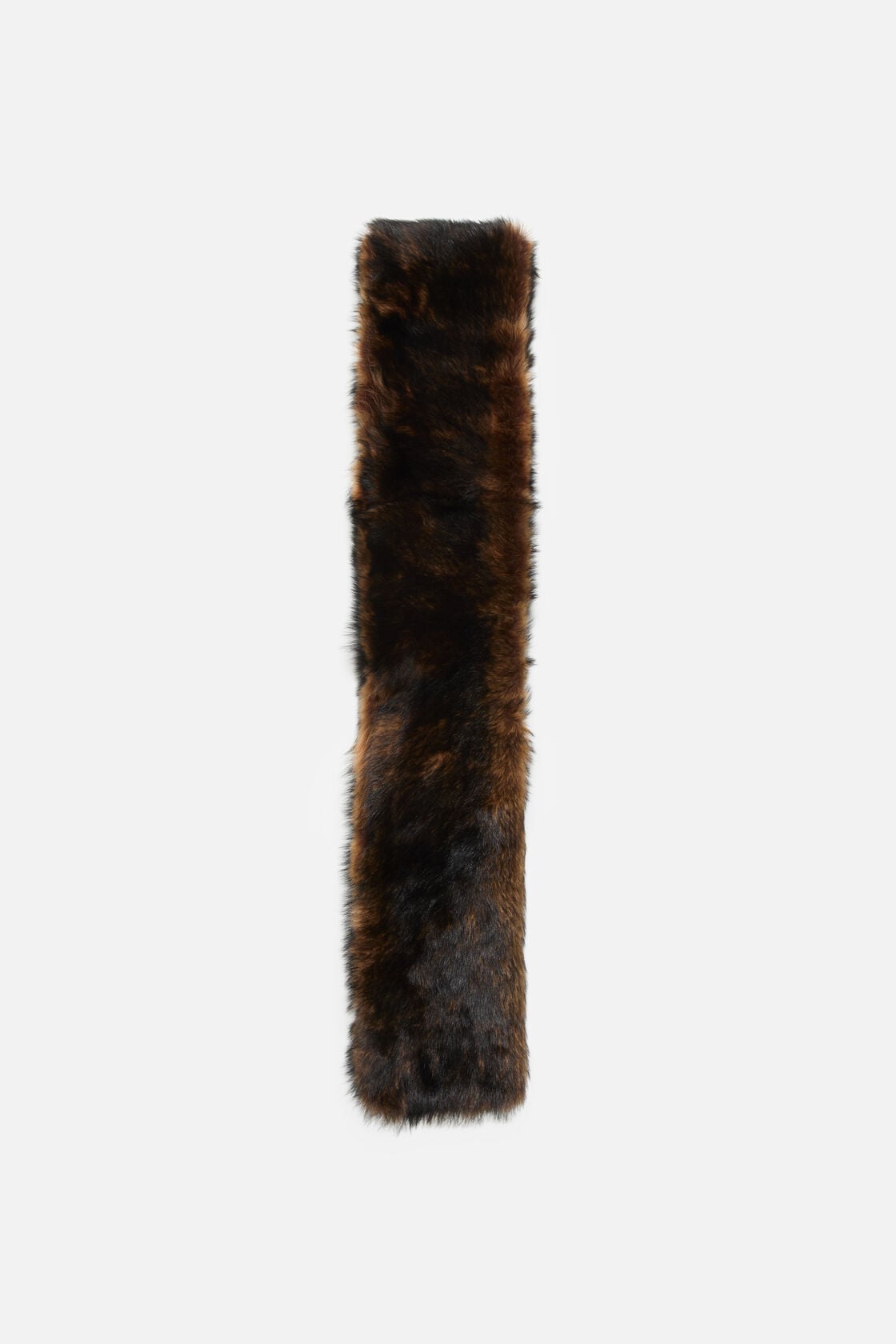 Acne Studios Shearling scarf - Rust brown