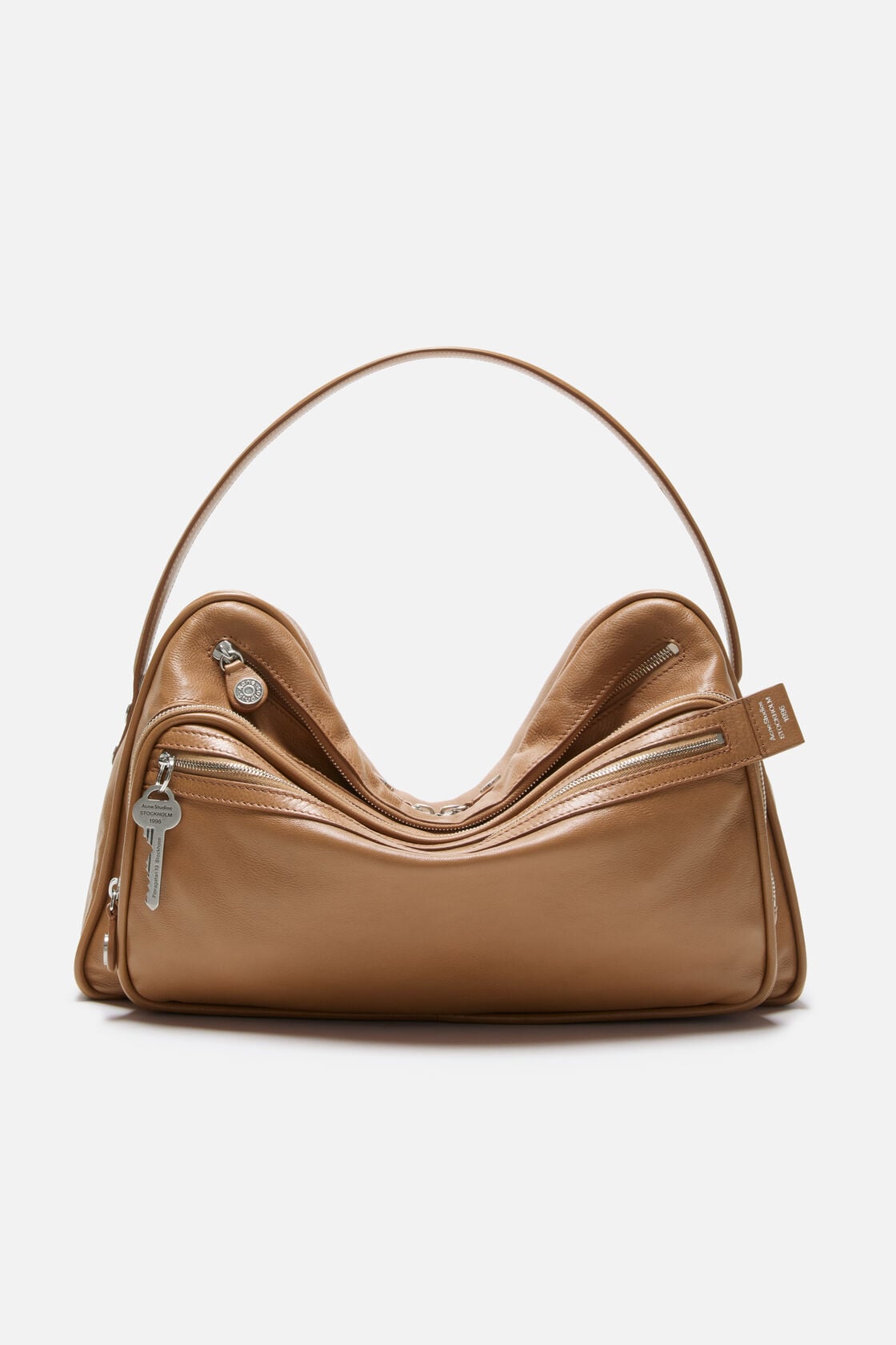 Acne Studios Camero Camera Shoulder Bag - Caramel brown
