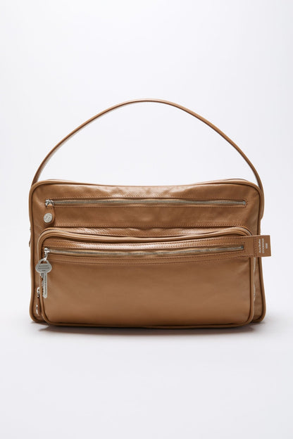 Acne Studios Camero Camera Shoulder Bag - Caramel brown