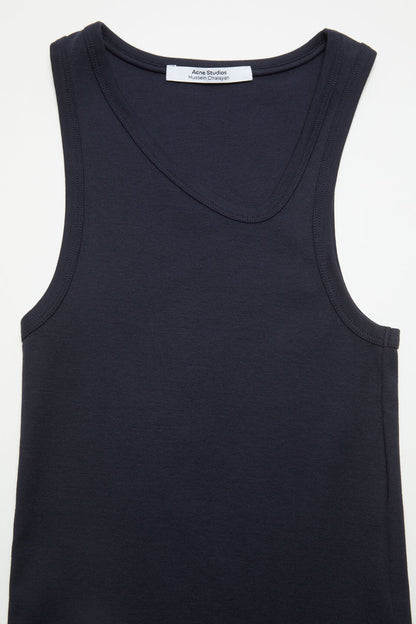 Acne Studios Asymmetrical Tank Top - Mid blue