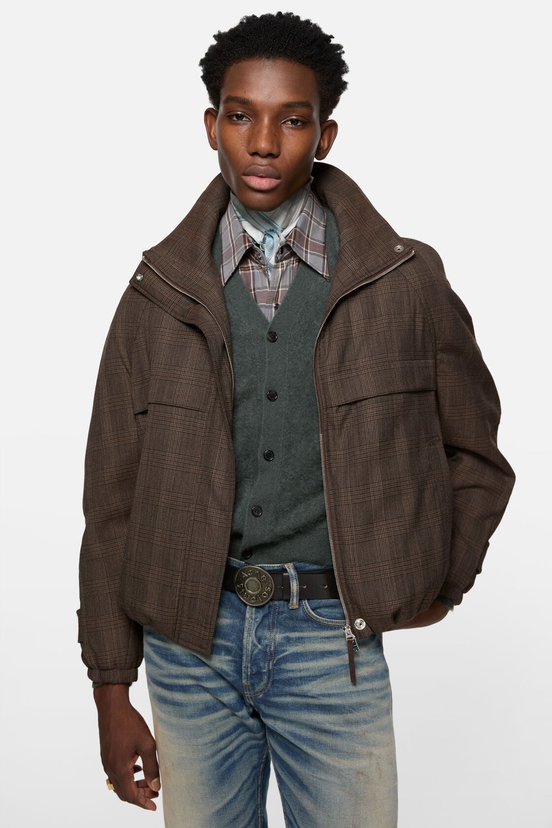 Acne Studios Wool jacket - Brown/black