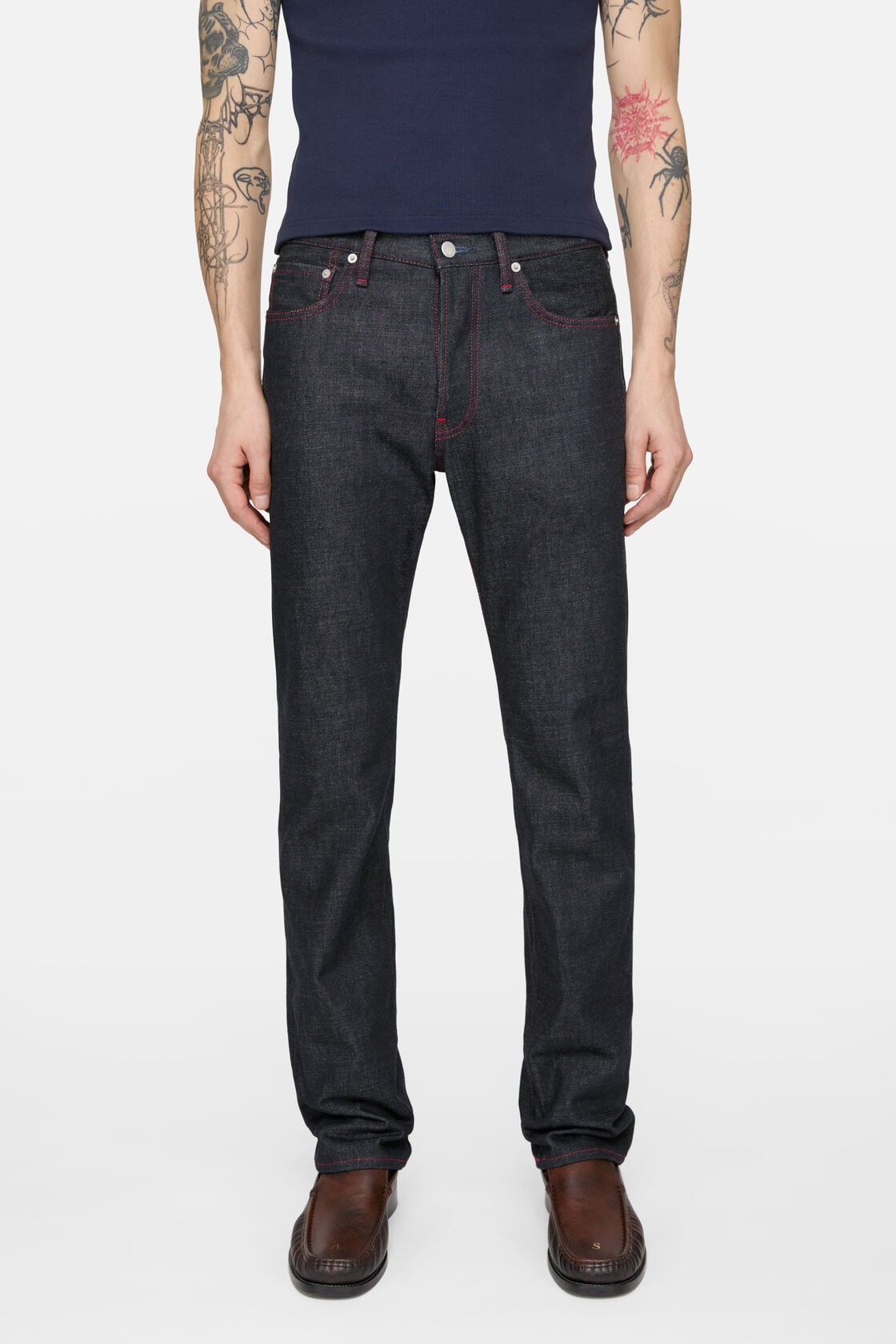 Acne Studios Re-edition raw jeans - 1996M - Mid Blue