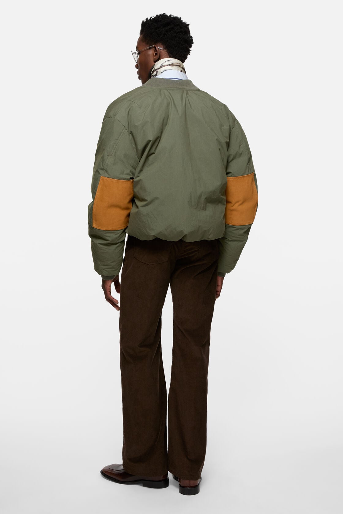 Acne Studios Down bomber jacket - Cedar green