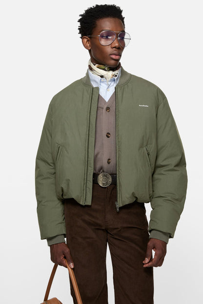 Acne Studios Down bomber jacket - Cedar green