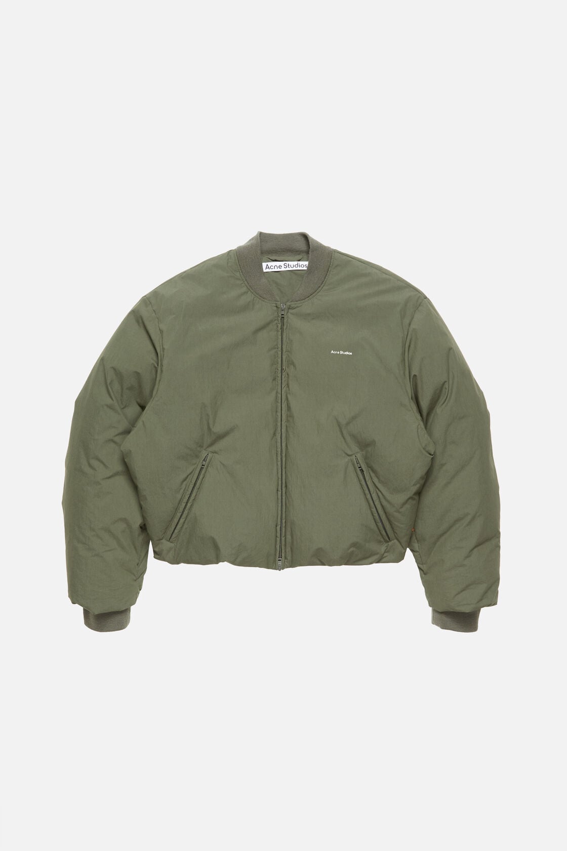 Acne Studios Down bomber jacket - Cedar green