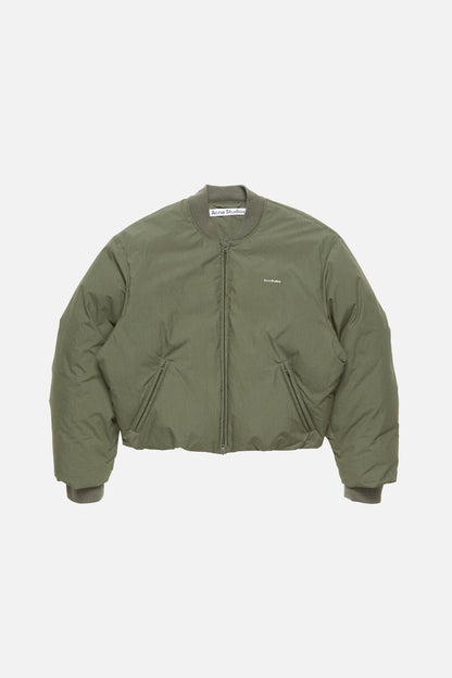 Acne Studios Down bomber jacket - Cedar green