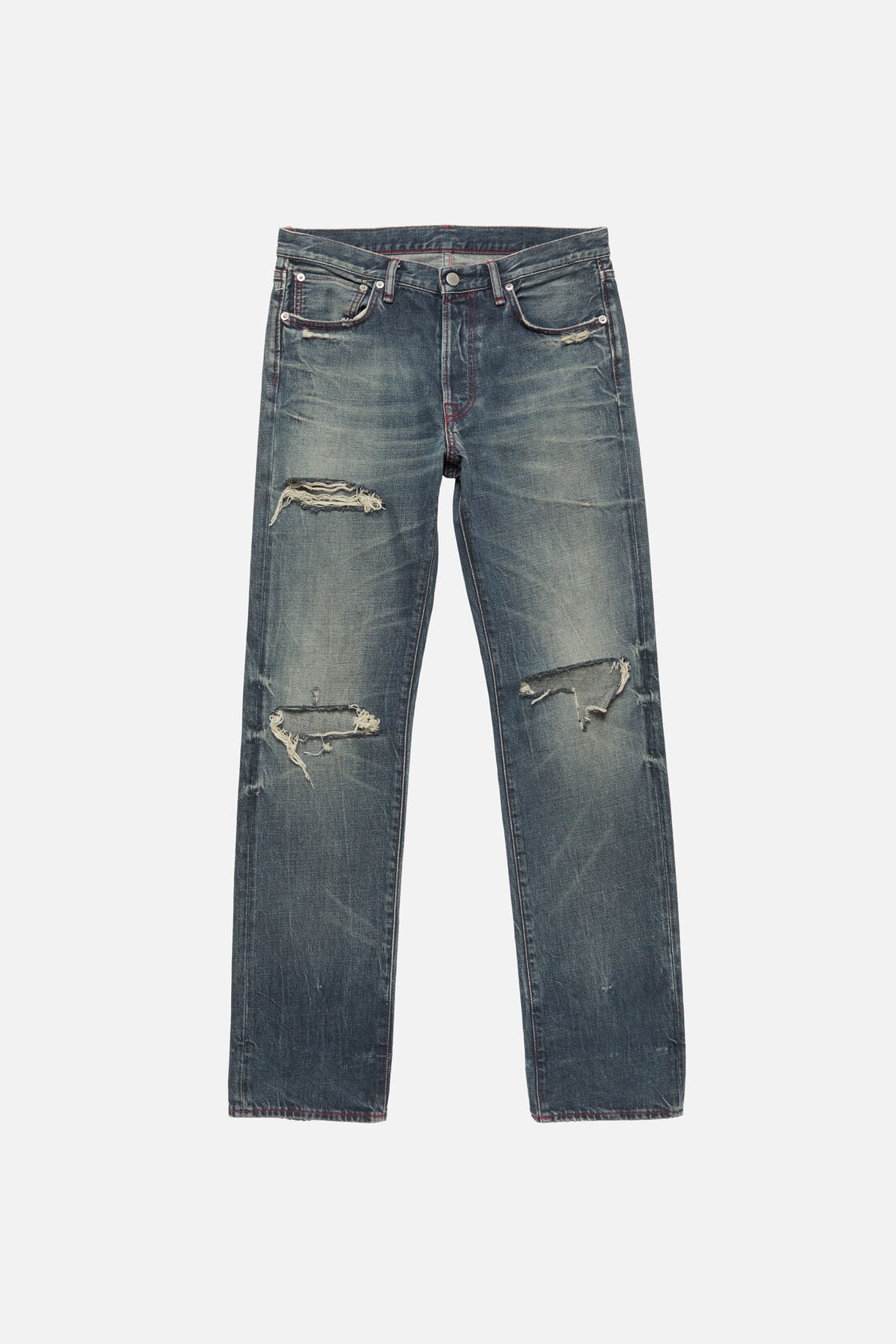 Acne Studios Re-edition worn jeans - 1996M - Mid Blue