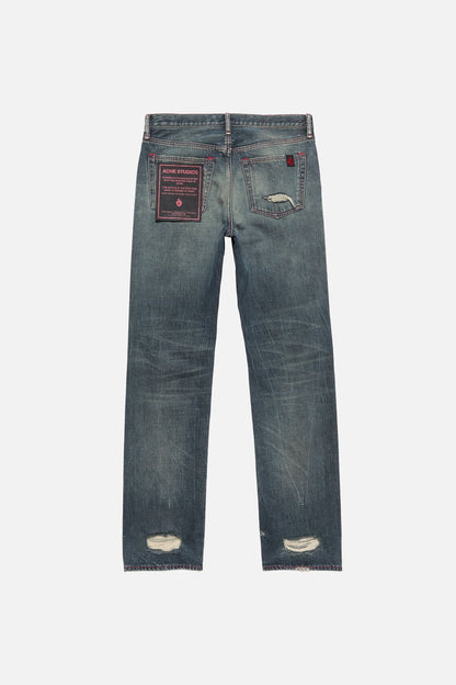 Acne Studios Re-edition worn jeans - 1996M - Mid Blue