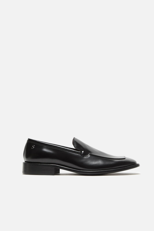 Acne Studios Brushed leather loafers - Black