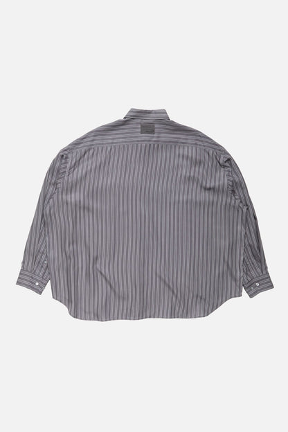 Acne Studios Striped button-up shirt - Purple/mauve