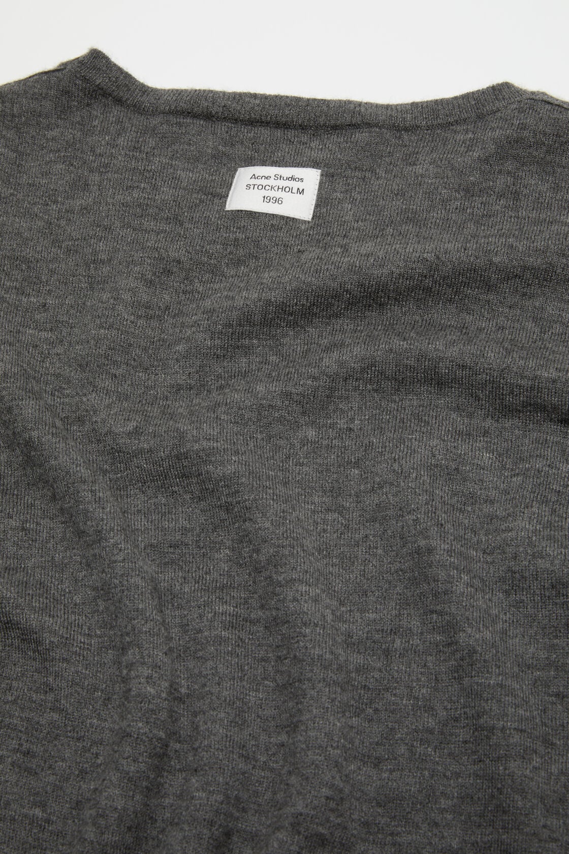 Acne Studios Cashmere knit sweater - Dark Grey Melange