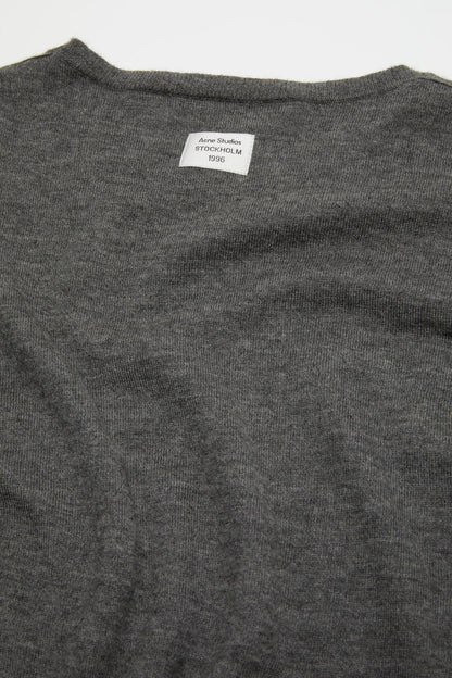Acne Studios Cashmere knit sweater - Dark Grey Melange